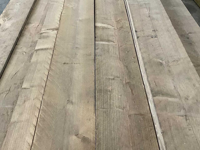 Steigerhouten plank 'old look' tuinbouw 500x19,5x3 cm (30x) - afbeelding 5 van  9