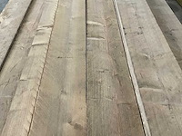 Steigerhouten plank 'old look' tuinbouw 500x19,5x3 cm (30x) - afbeelding 5 van  9