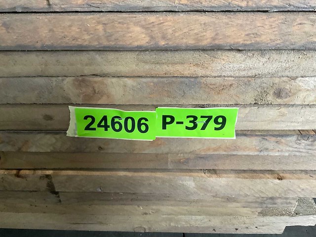 Steigerhouten plank 'old look' tuinbouw 500x19,5x3 cm (30x) - afbeelding 9 van  9