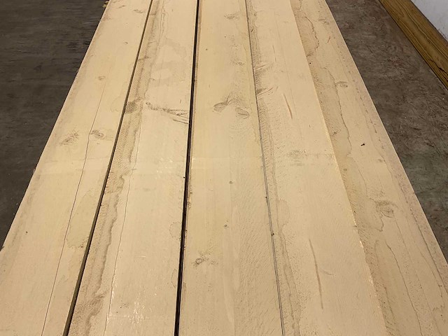 Steigerhouten plank vintage geborsteld 500x19,5x2,8 cm (18x) - afbeelding 3 van  7