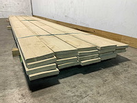 Steigerhouten plank vintage geborsteld 500x19,5x2,8 cm (18x) - afbeelding 5 van  7