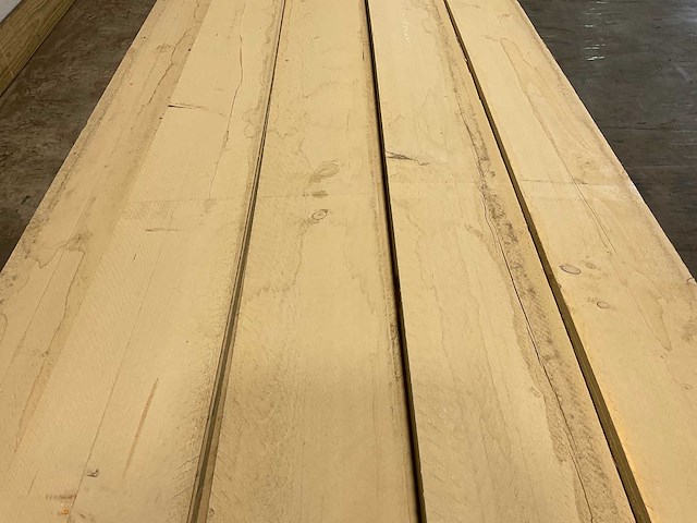 Steigerhouten plank vintage geborsteld 500x19,5x2,8 cm (18x) - afbeelding 4 van  7