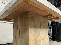 Steigerhouten tafel (6x) - afbeelding 2 van  2