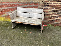 Steigerhouten terrasbank - afbeelding 2 van  6