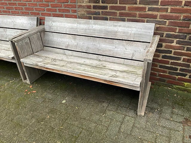Steigerhouten terrasbanken (2x) - afbeelding 3 van  7