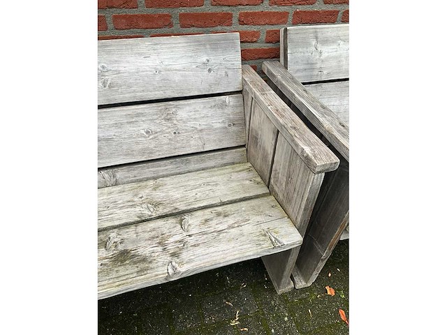 Steigerhouten terrasbanken (2x) - afbeelding 5 van  7