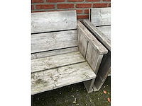 Steigerhouten terrasbanken (2x) - afbeelding 5 van  7