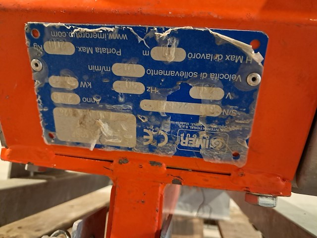 Steigerlier met zwenkarm 230v, imer, tr225 nf, 2016 - afbeelding 13 van  16
