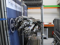 Steigermaterialen in de stellingen en in stapelbokken w.o. loopplanken en buismateriaal. bestaande uit ca. ... - afbeelding 5 van  12