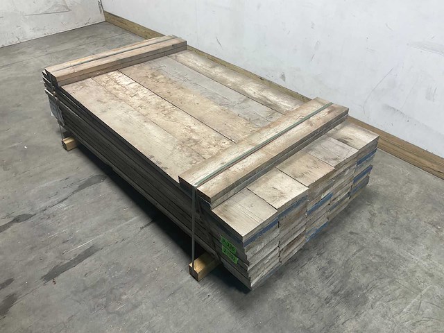 Steigerplank gebruikt - 200x20x3,2 cm (100x) - afbeelding 1 van  9