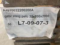 Steigerplank gebruikt - 200x20x3,2 cm (150x) - afbeelding 3 van  3