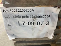 Steigerplank gebruikt - 200x20x3,2 cm (150x) - afbeelding 9 van  9