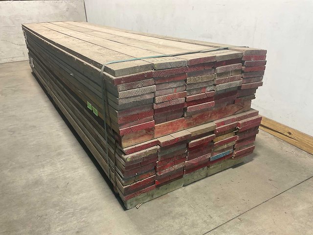 Steigerplank gebruikt - 400x20x3,2 cm (50x) - afbeelding 3 van  3