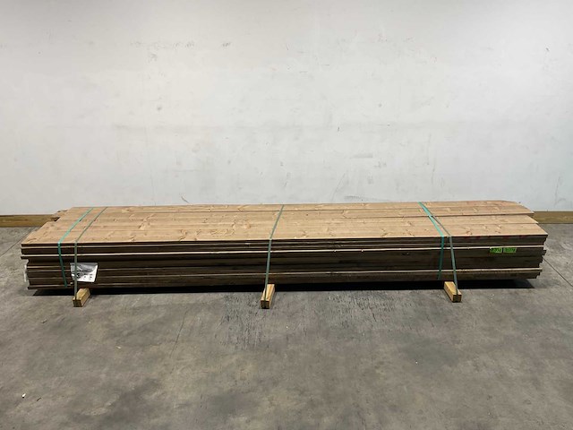 Steigerplank "old look" - 400x19,5x3 cm (46x) - afbeelding 2 van  8