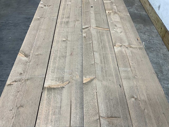 Steigerplank "old look" - 400x19,5x3 cm (46x) - afbeelding 3 van  8