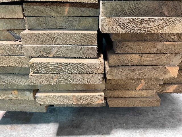 Steigerplank "old look" - 400x19,5x3 cm (46x) - afbeelding 6 van  8