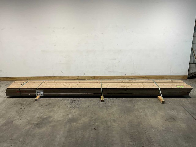 Steigerplank "old look" - 500x19,5x3 cm (20x) - afbeelding 2 van  7