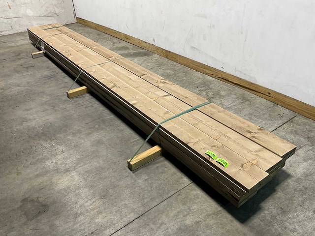 Steigerplank "old look" - 500x19,5x3 cm (20x) - afbeelding 1 van  3