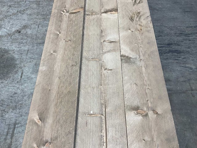 Steigerplank "old look" - 500x19,5x3 cm (20x) - afbeelding 2 van  3