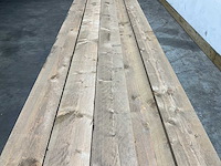 Steigerplank "old look" - 500x19,5x3 cm (25x) - afbeelding 3 van  7