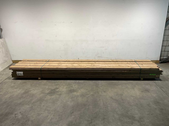 Steigerplank "old look" - 500x19,5x3 cm (25x) - afbeelding 2 van  5