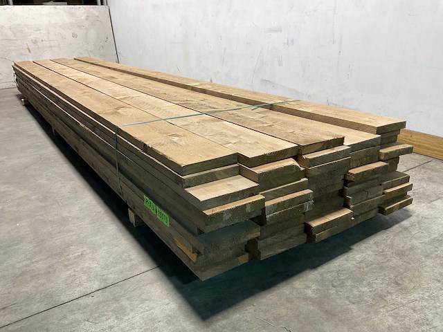Steigerplank "old look" - 500x19,5x3 cm (25x) - afbeelding 4 van  5