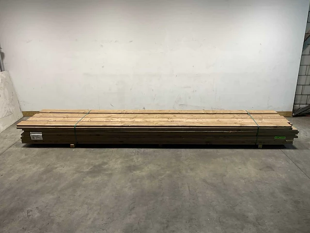Steigerplank "old look" - 500x19,5x3 cm (25x) - afbeelding 2 van  7