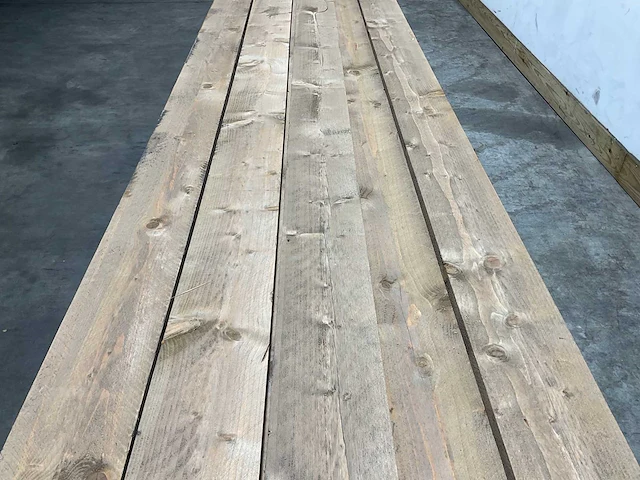 Steigerplank "old look" - 500x19,5x3 cm (25x) - afbeelding 3 van  7