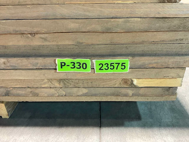 Steigerplank "old look" - 500x19,5x3 cm (25x) - afbeelding 7 van  7