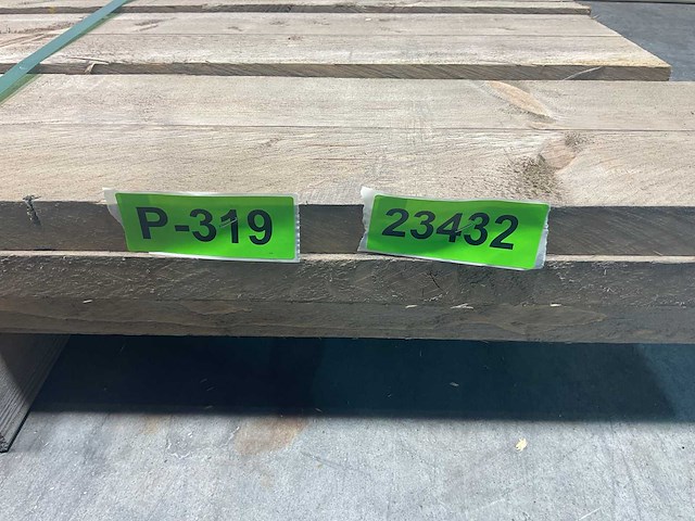Steigerplank old look gedroogd 400x19,5x3 cm (70x) - afbeelding 6 van  6