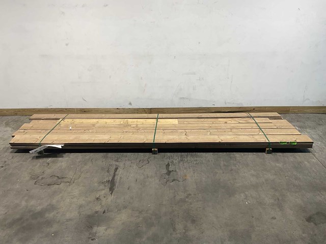 Steigerplank old look gedroogd 400x19,5x3 cm (70x) - afbeelding 2 van  6