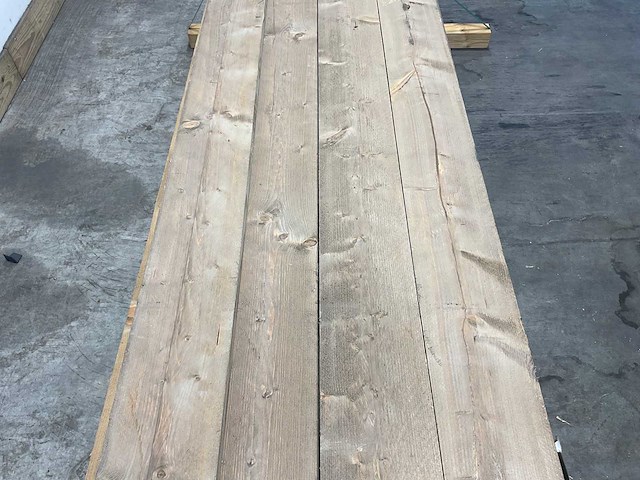 Steigerplank old look gedroogd 500x19,5x3 cm (50x) - afbeelding 1 van  5