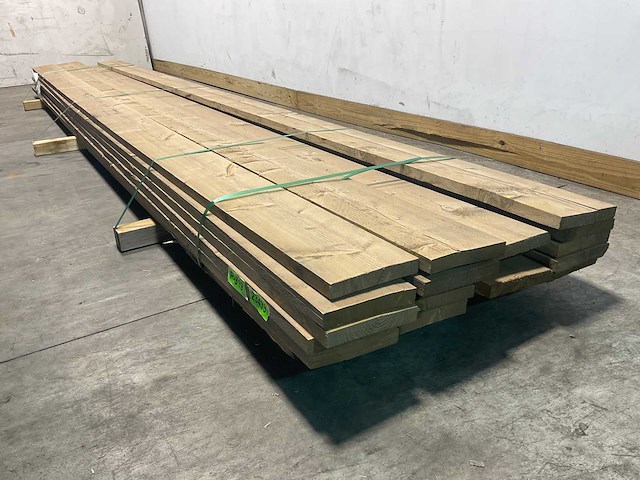 Steigerplank old look gedroogd 500x19,5x3 cm (50x) - afbeelding 3 van  5