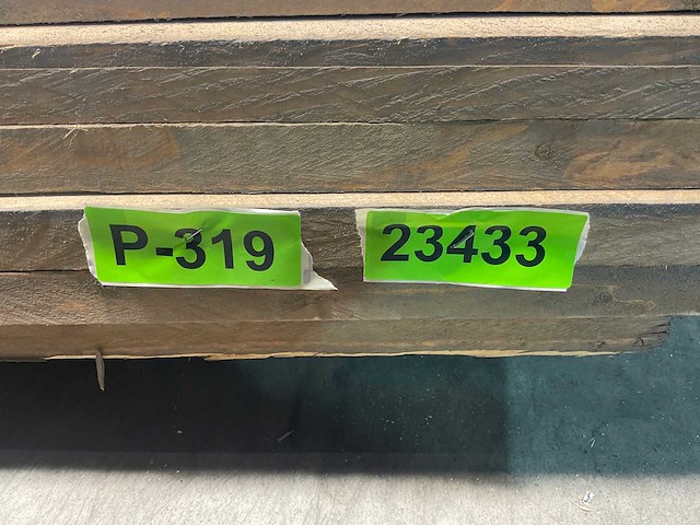 Steigerplank old look gedroogd 500x19,5x3 cm (50x) - afbeelding 1 van  1