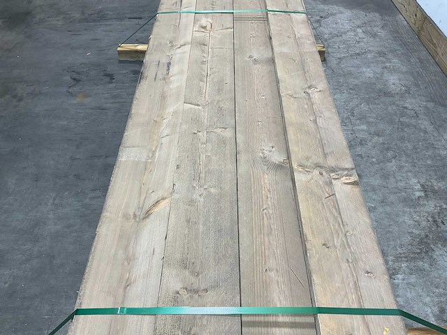 Steigerplank old look gedroogd 500x19,5x3 cm (50x) - afbeelding 4 van  7