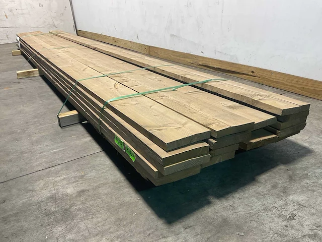 Steigerplank old look gedroogd 500x19,5x3 cm (50x) - afbeelding 5 van  7
