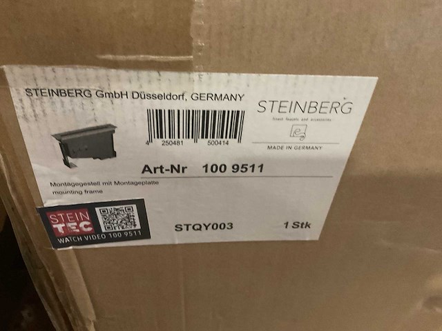 Steinberg inbouwdeel voor badrandcombinatie 3-5 gaten installatie - afbeelding 5 van  5