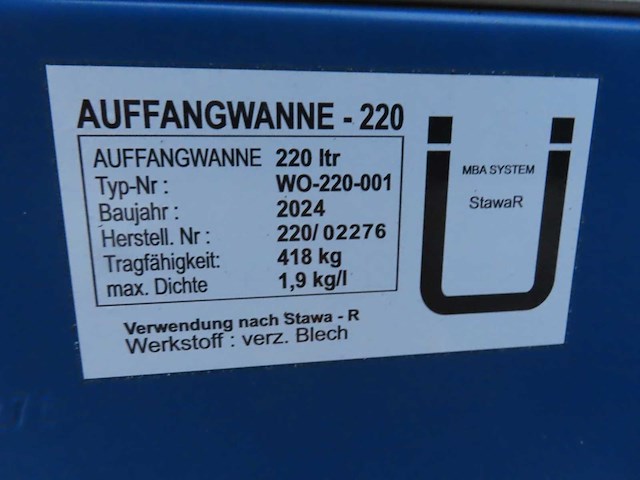 Steinbock - chemiekast met lekbak - afbeelding 3 van  3