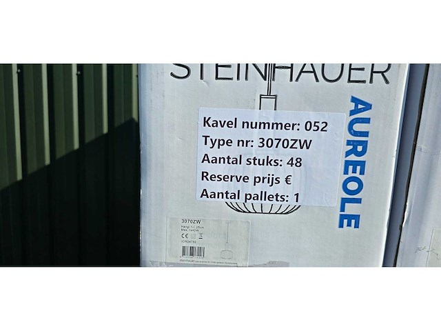 Steinhauer - aureole 3070zw - hanging lamp (48x) - afbeelding 3 van  4