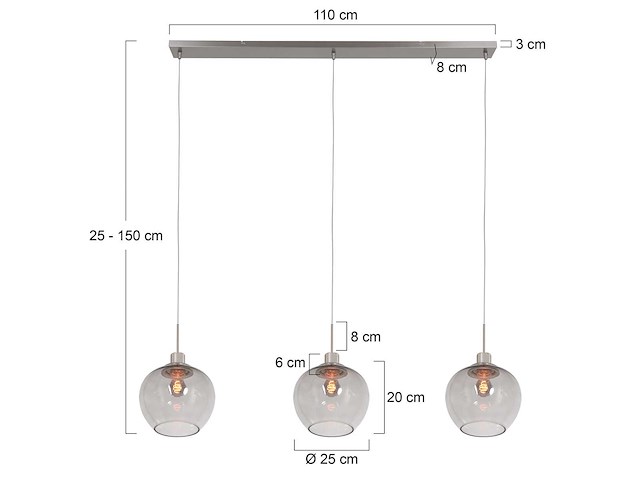 Steinhauer - lotus 1898st - hanging lamp (10x) - afbeelding 3 van  10
