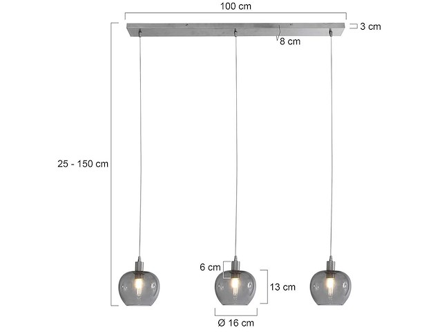 Steinhauer - lotus 1899st - hanging lamps (16x) - afbeelding 4 van  8