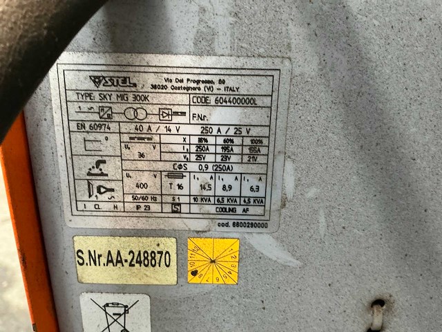 Stel sky mig 300k mig lasapparaat - afbeelding 8 van  8