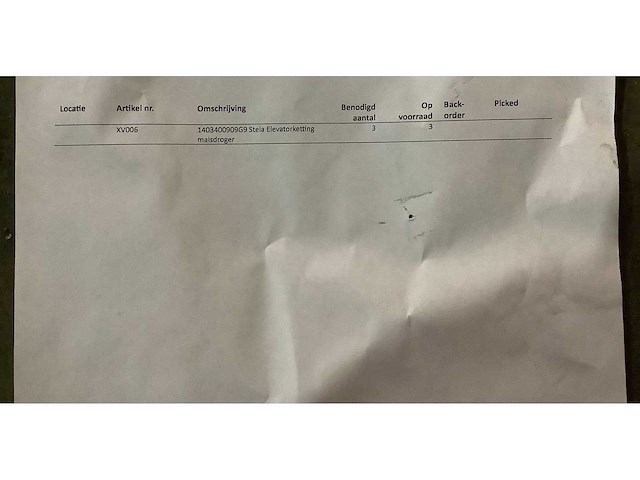 Stela - elavator kettingen maisdroger (3x) ongebruikt - afbeelding 4 van  4