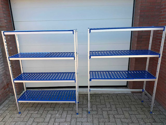 Stelling - 2x 126x40x170 - overige keukenbenodigdheden - afbeelding 1 van  3