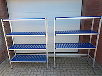 Stelling - 2x 126x40x170 - overige keukenbenodigdheden - afbeelding 1 van  3