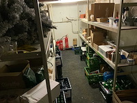 Stelling met diverse horeca benodigdheden (2x) - afbeelding 1 van  20