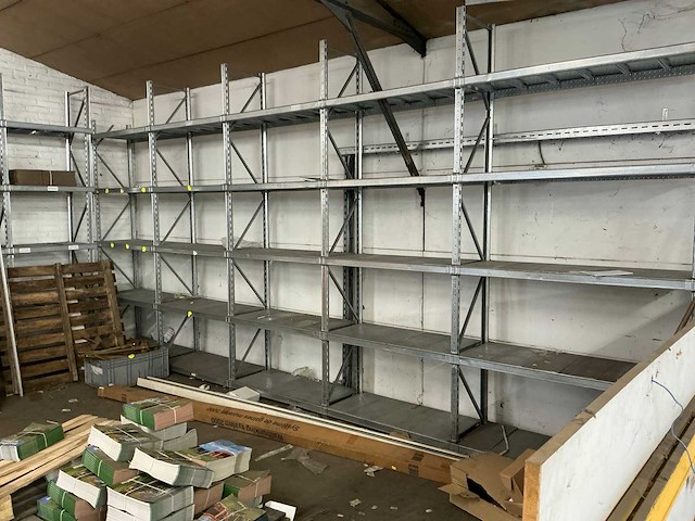 Stelling met planken 50x505x270 cm - afbeelding 1 van  16