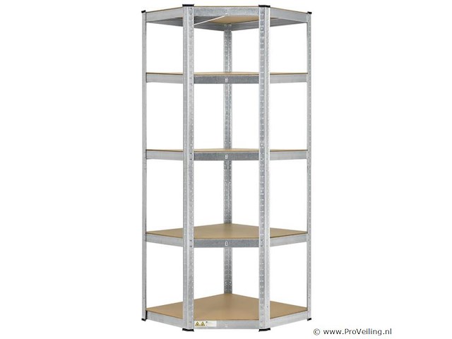 Stellingkast corner basic 180 x 70 x 70 - afbeelding 1 van  10