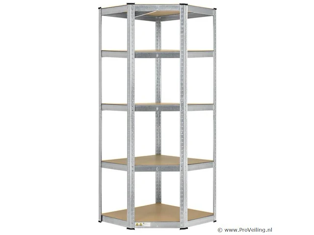 Stellingkast corner basic 180 x 70 x 70 - afbeelding 1 van  10