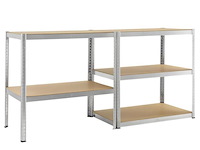 Stellingkast / magazijnkast basic 200 x 100 x 60 cm - afbeelding 10 van  20